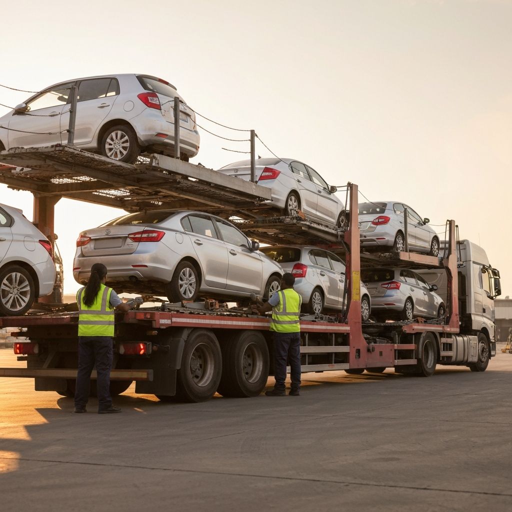 Dervişoğlu Lojistik araç taşıma operasyonu